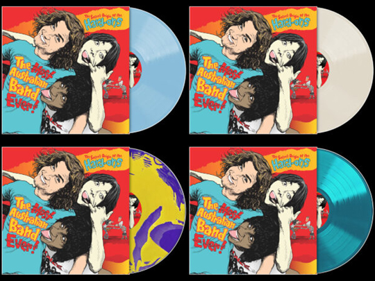Hard-Ons - Most Australian Band Ever coloured LPs Image
