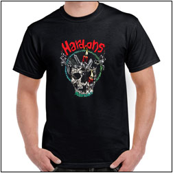 Hard Ons - Miserable Skull T-shirt Design