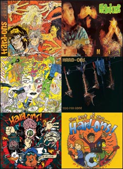 Hard-Ons - Various CD Covers
