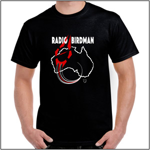 Radio Birdman - The Map T-shirt Design
